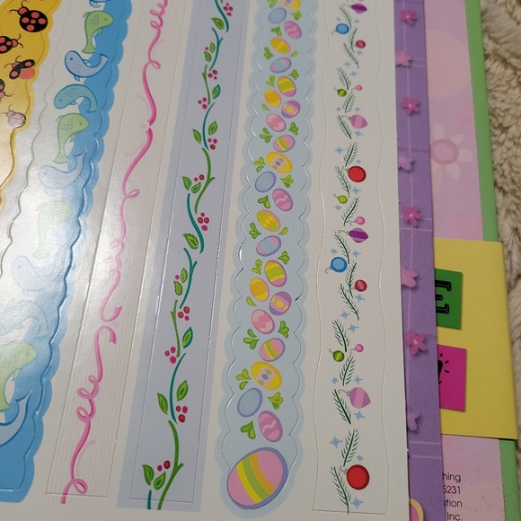 Scrapbook Kit with instruction idea booklet, paper, stickers and more NWT - Picture 9 of 12